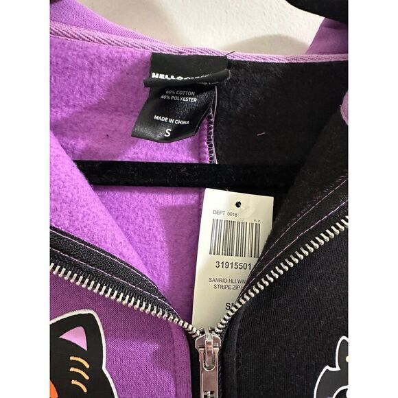 Sanrio Hello Kitty and Friends Halloween Zip Hoodie Jacket Size Small - Picture 5 of 6